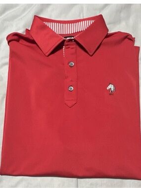 FootJoy Red Polo Shirt with White Logo